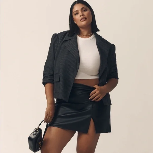 NWT Anthropologie Maeve 80 s boxy blazer jacket - Picture 2 of 10